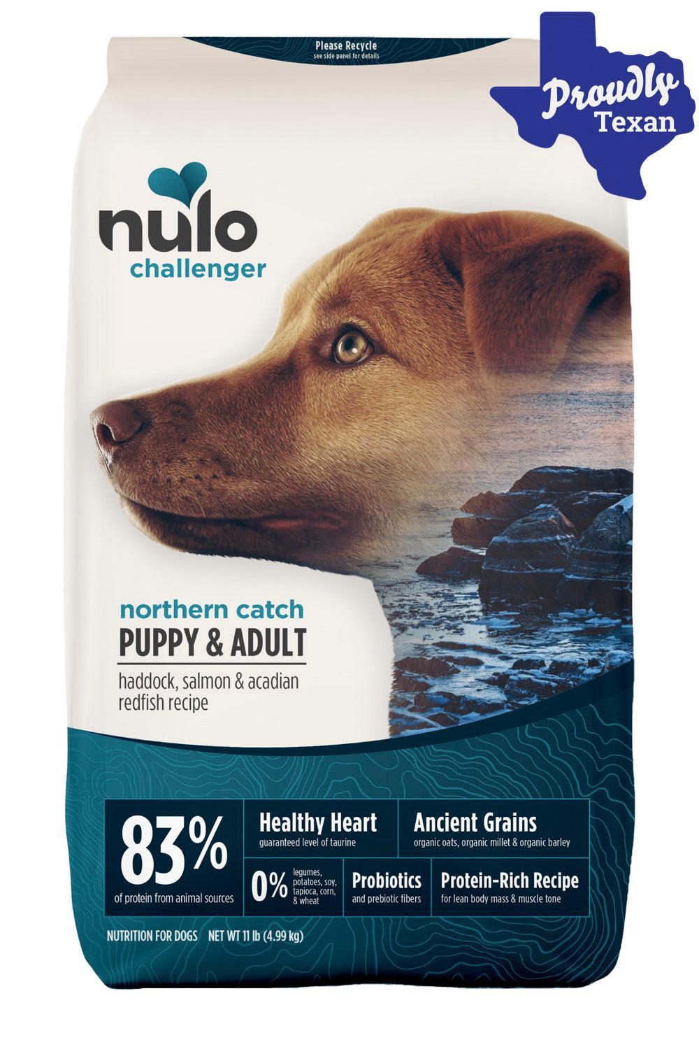 Nulo Challenger Northern Catch Puppy and Adult Dog Food in Austin