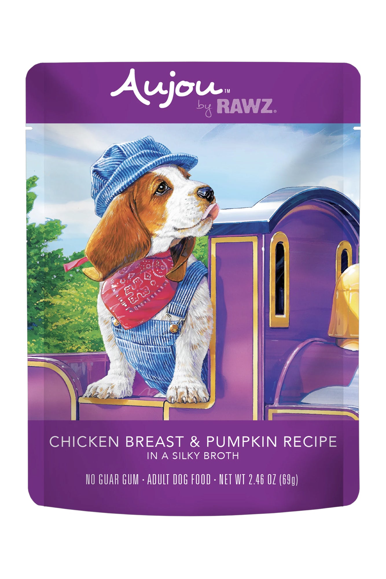 Rawz Aujou Chicken Breast & Pumpkin Dog Food Pouch in Austin