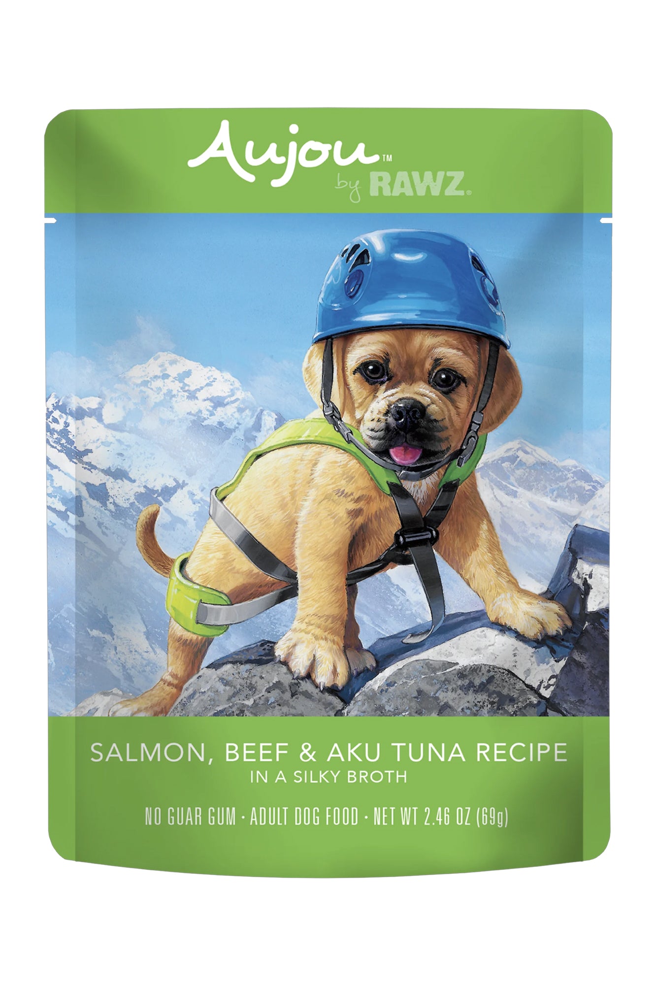 ドッグフード an Rawz Aujou Salmon, Beef & Aku Tuna Dog Food Pouch in Austin, Texas