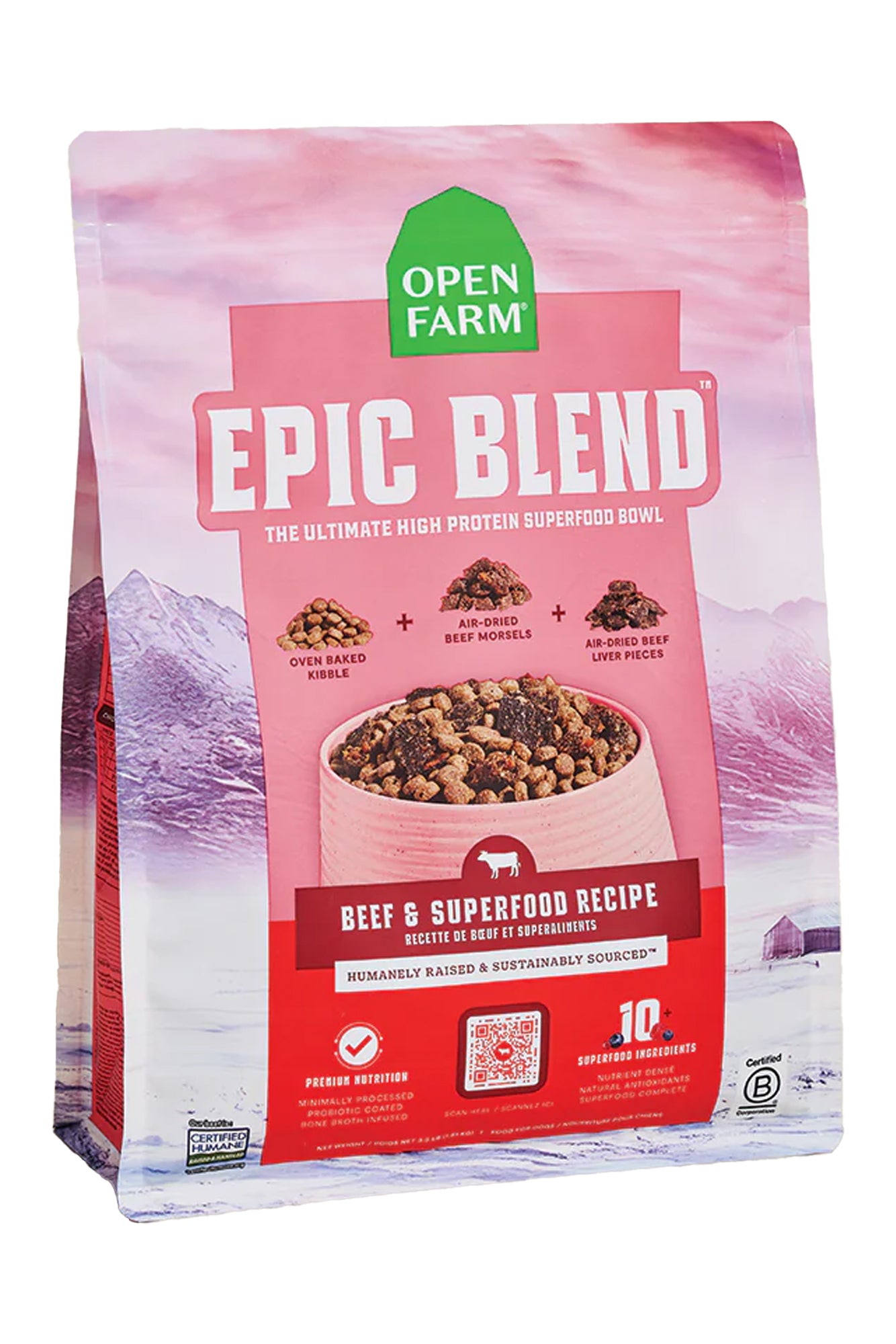Open Farm Epic Blend Beef and Superfood Dry Dog Food in Austin