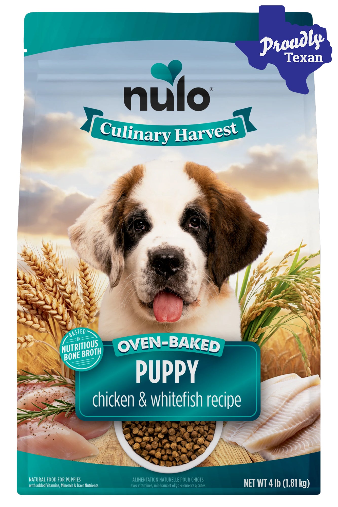 Nulo Culinary Harvest Puppy Chicken and Whitefish Baked Dry Dog