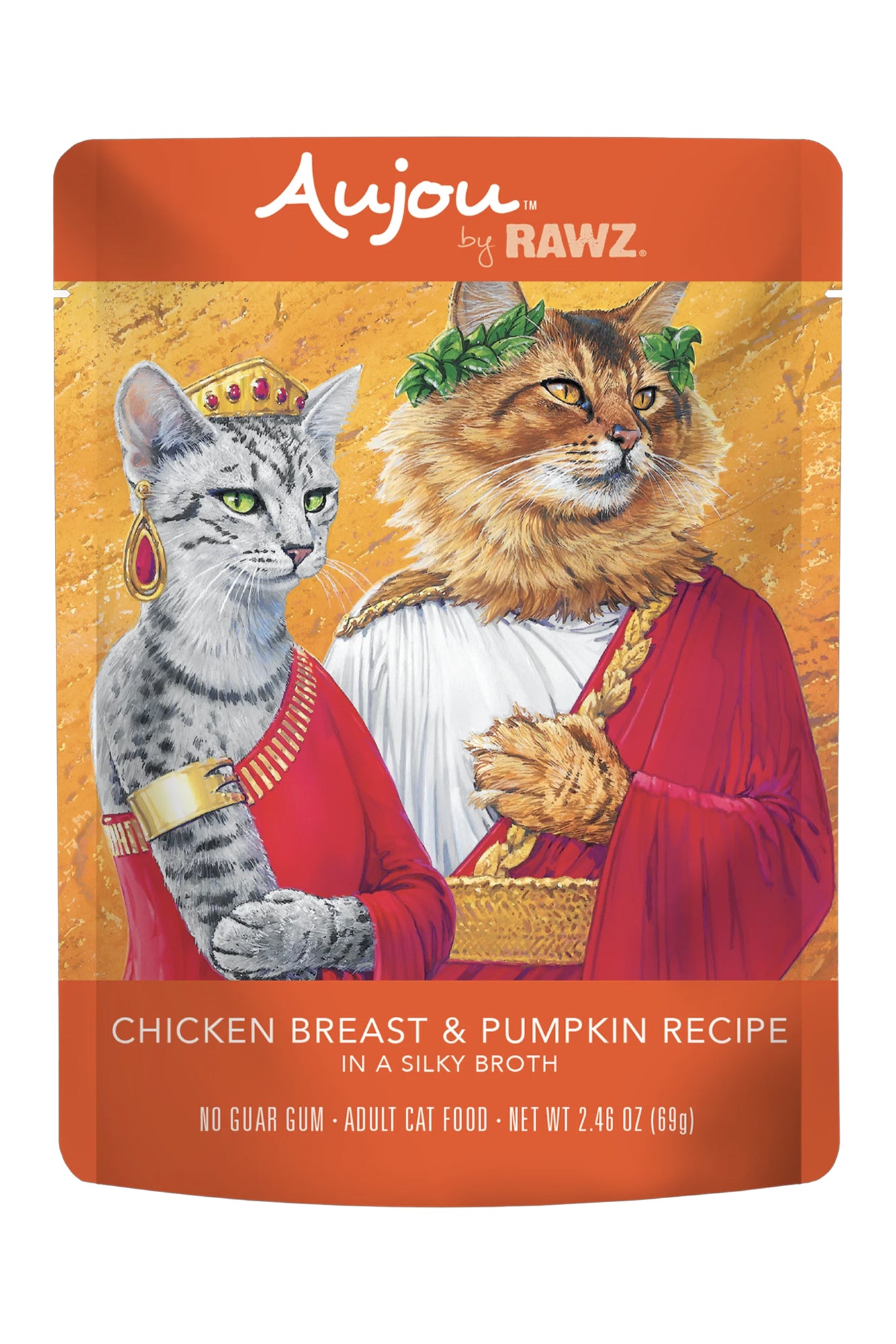 Rawz Aujou Chicken Breast & Pumpkin Cat Food Pouch in Austin