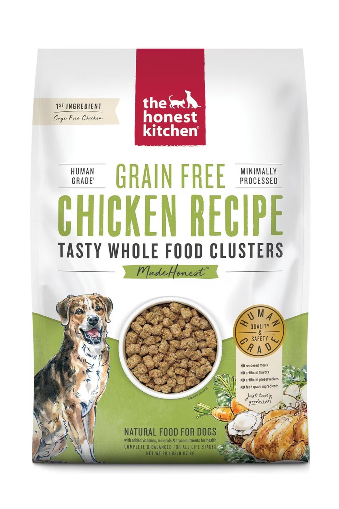 The Honest Kitchen Chicken Clusters Dry Dog Food in Austin, Texas