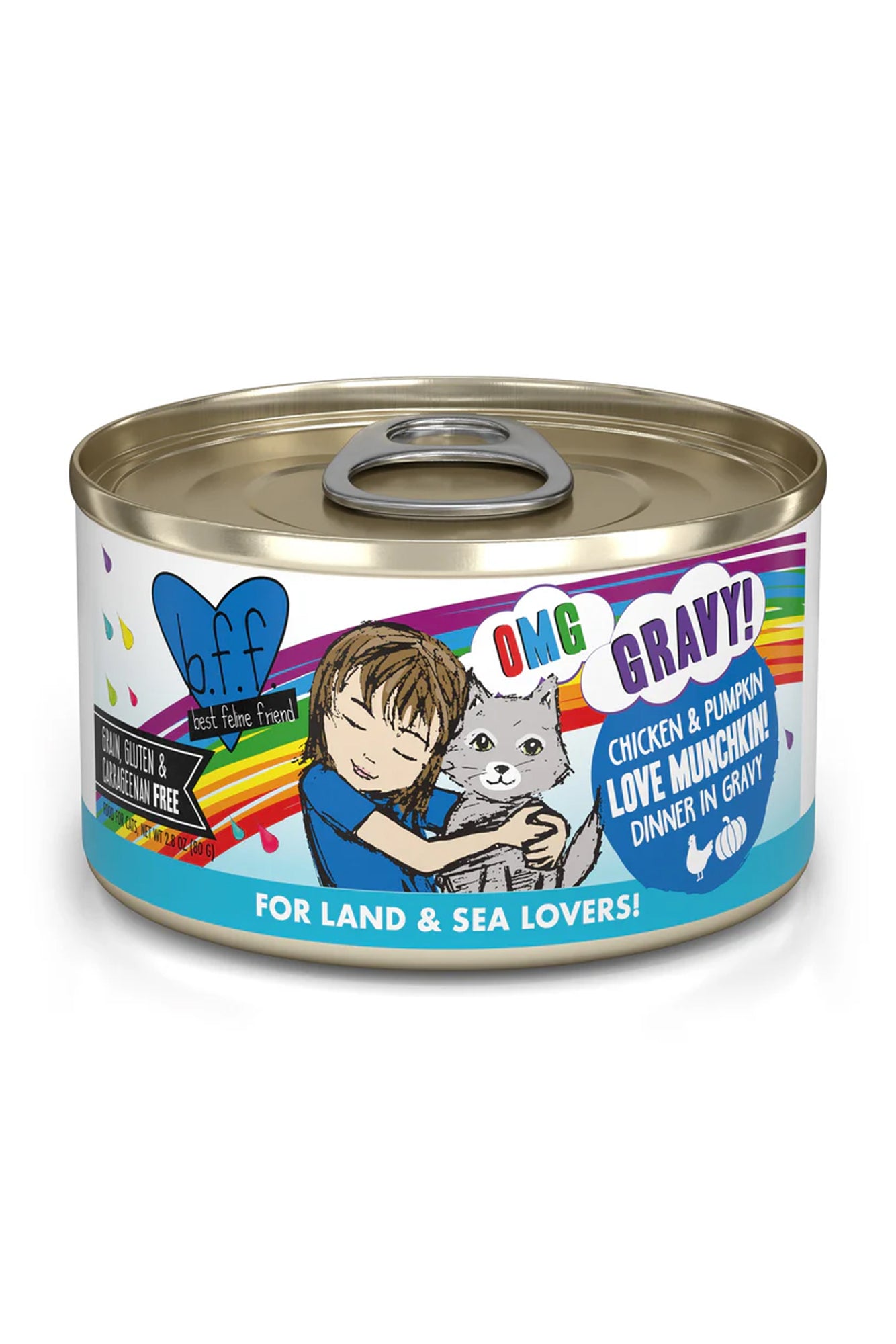 Omg Love Munchkin Chicken Pumpkin Canned Cat Food in