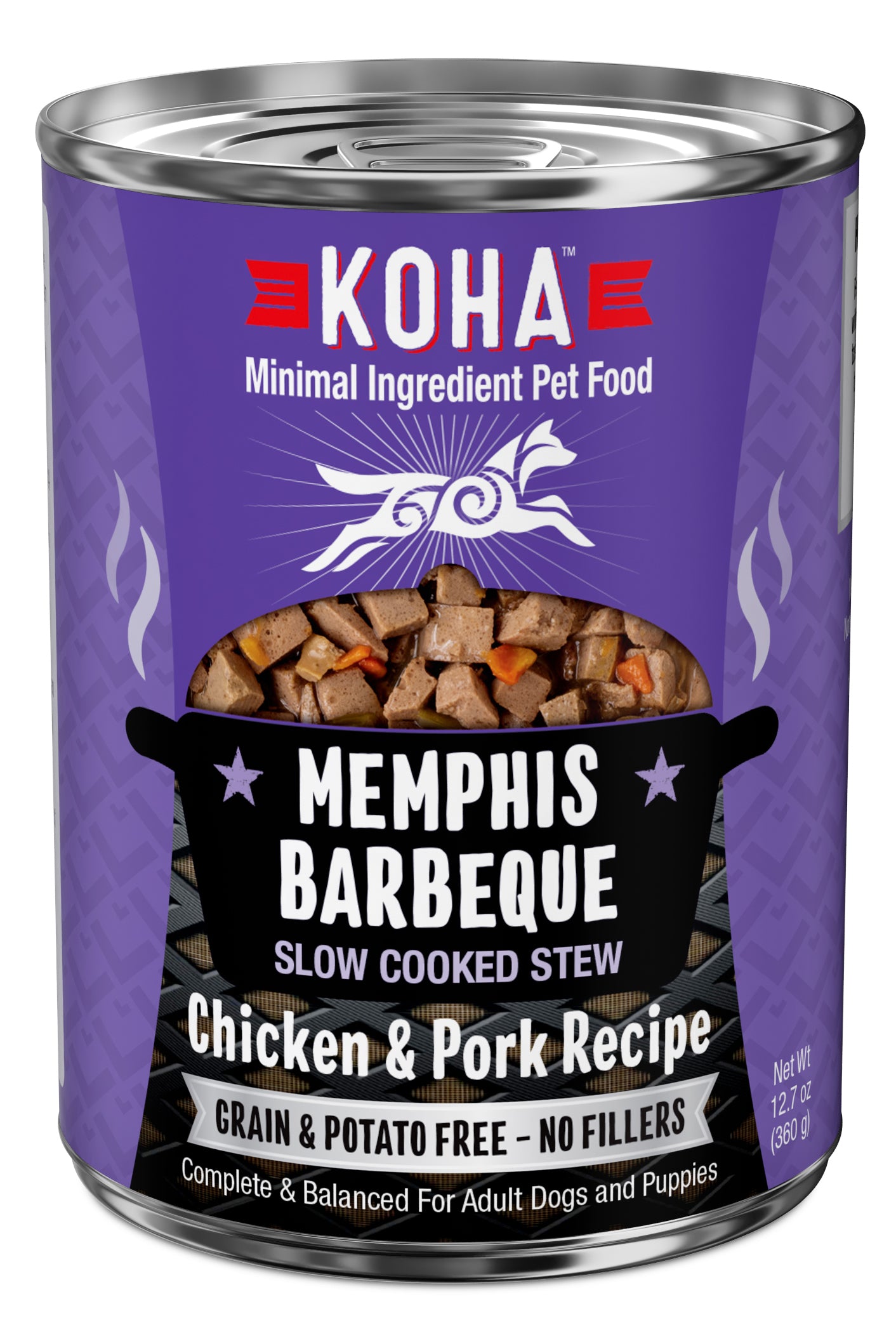 Koha Memphis BBQ Slow Cooked Stew with Chicken & Pork Wet Dog Food