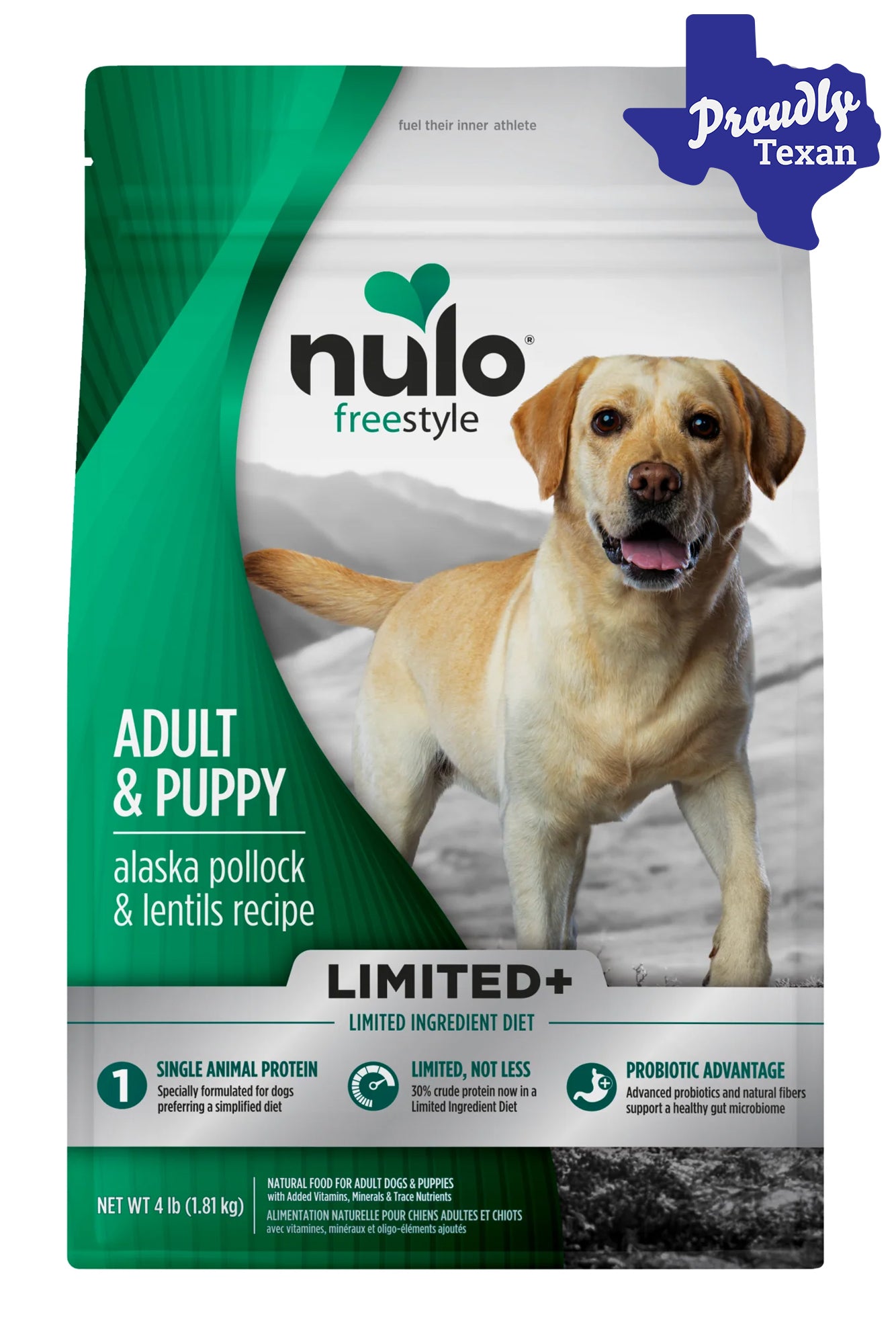 Nulo FreeStyle L.I.D. Pollock and Lentils Puppy and Adult Dog Food