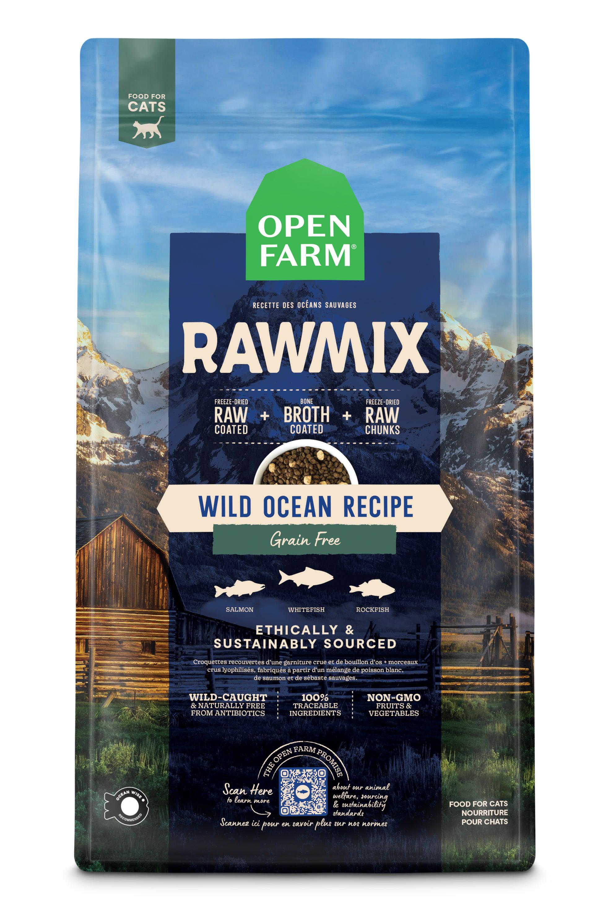 Open Farm Raw Mix Wild Ocean Dry Cat Food in Austin, Texas