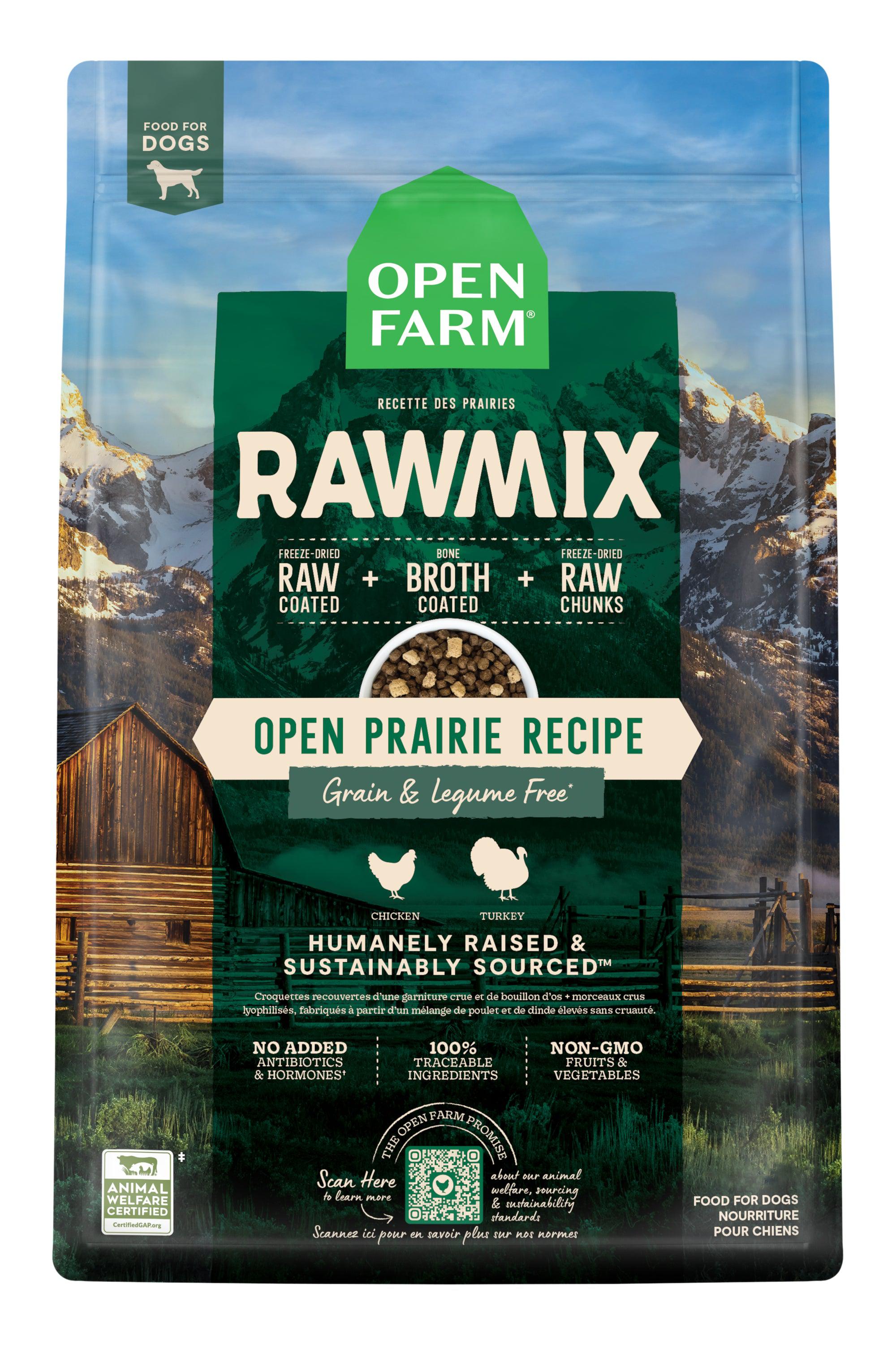 Open Farm Raw Mix Open Prairie Dry Dog Food in Austin, Texas
