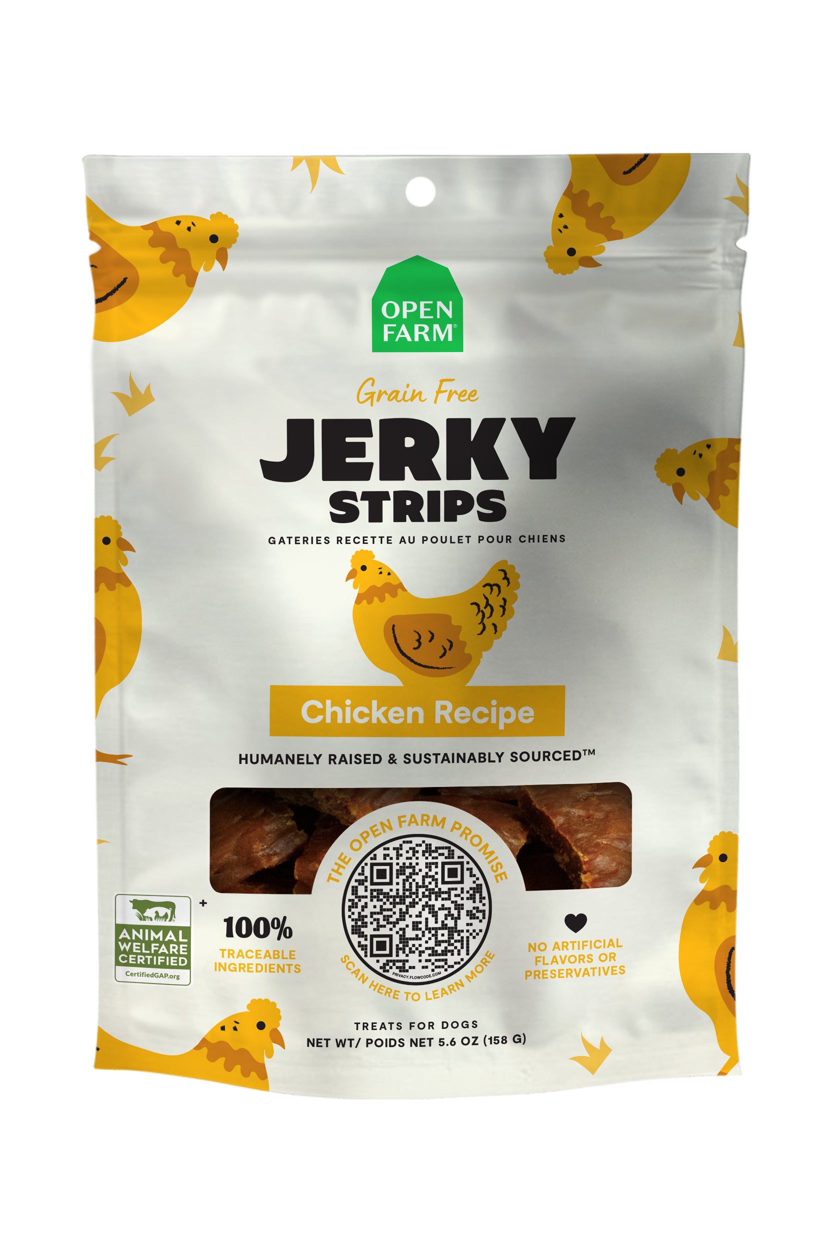 Open Farm Chicken Jerky Strips Dog Treats in Austin, Texas