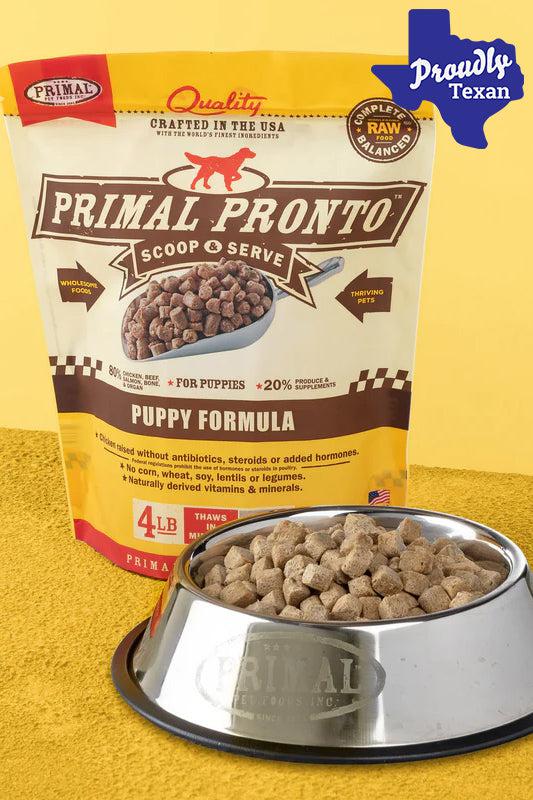 Primal pronto 2025 frozen dog food