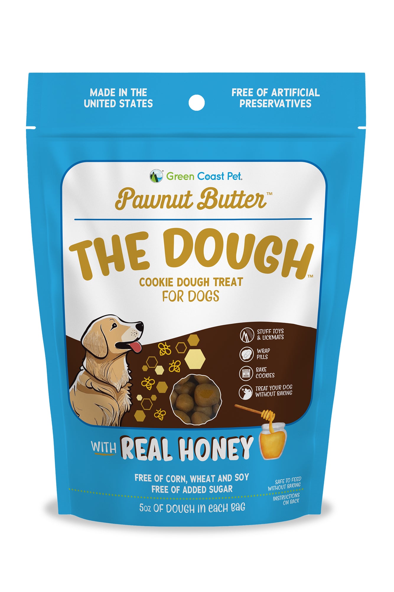 Green Coast The Dough with Honey Dog Treats in Austin, Texas