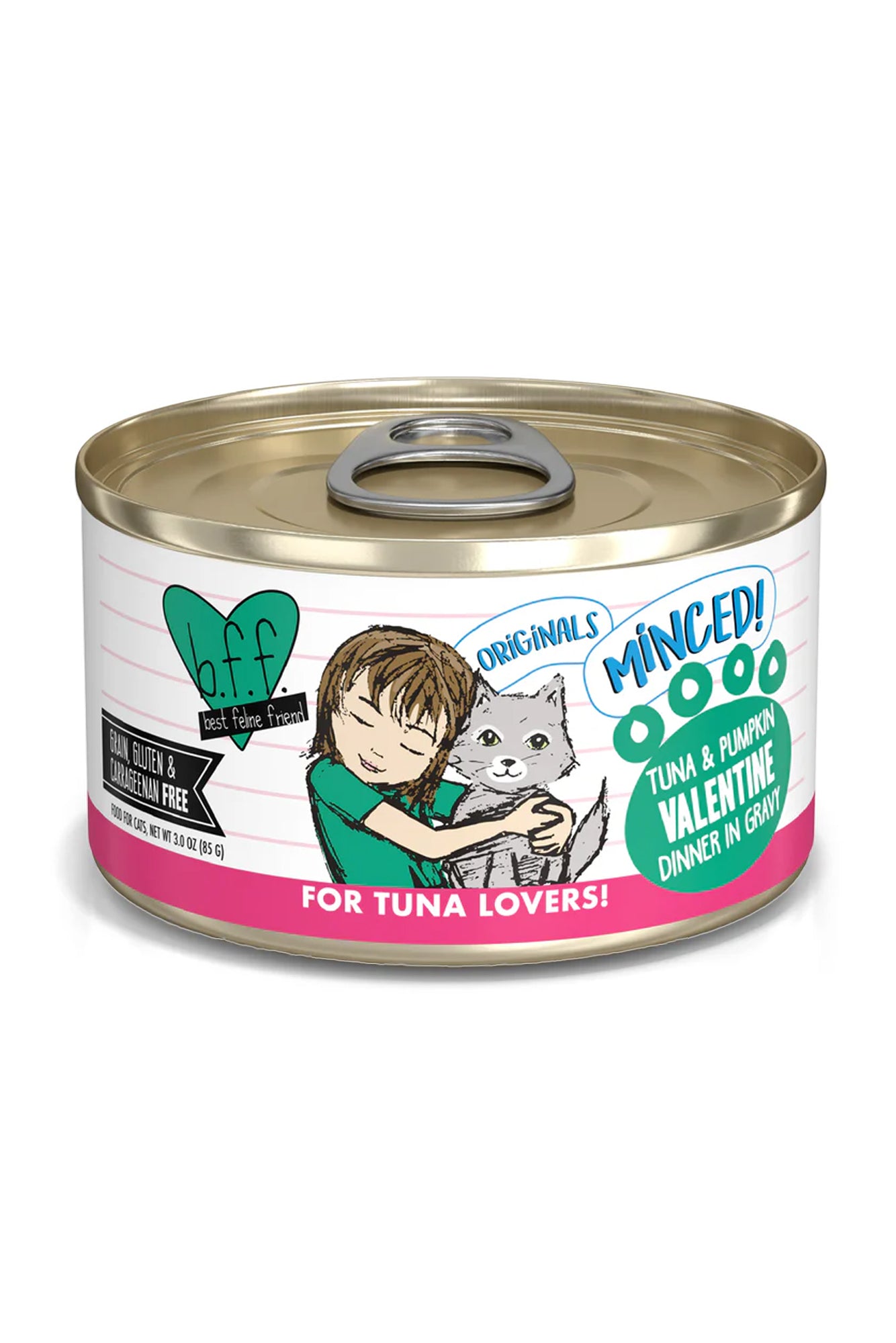 キャットフード pinkyribbon B.F.F. Tuna & Pumpkin Valentine Canned Cat Food in Austin, Texas