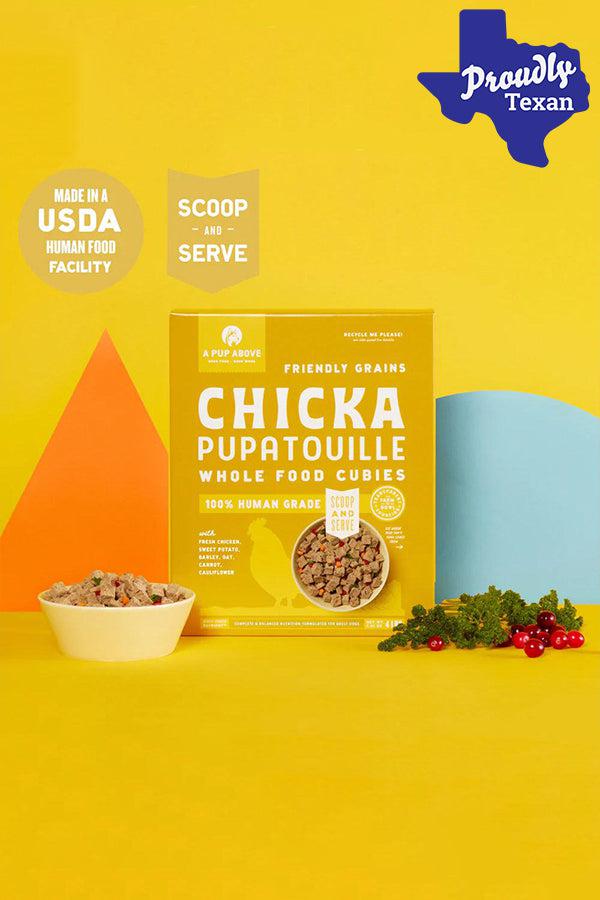 A Pup Above Cubies Chicken Pupatouille Dog Food / 2 lb