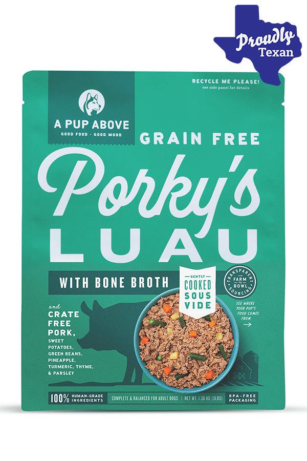 A Pup Above Porky s Luau Sous Vide Dog Food