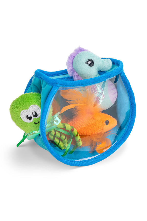 Catstages Hide & Seek Fish Bowl Interactive Cat Puzzle Toy