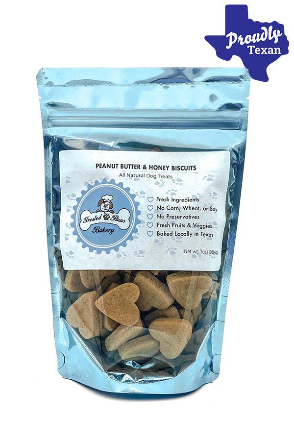 Peanut butter and 2025 honey dog treats