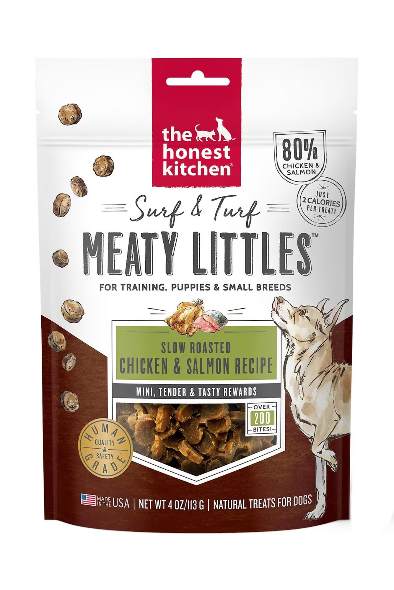 The Honest Kitchen Surf and Turf Meaty Littles Chicken and Salmon