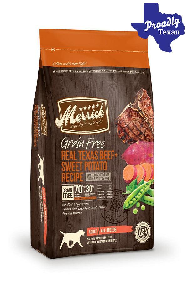 Merrick Texas Beef Sweet Potato Dry Dog Food in Austin, Texas