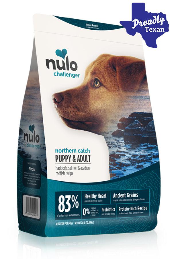 Nulo Challenger Northern Catch Puppy and Adult Dog Food in Austin, Texas –  Tomlinson's Feed