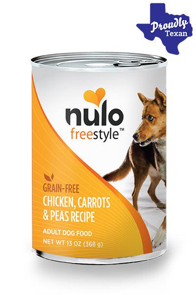 Nulo Freestyle Chicken Carrots Peas Pate Canned Dog Food in