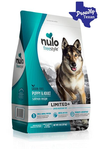 Nulo Freestyle Limited Salmon Puppy Adult Dog Food in Austin