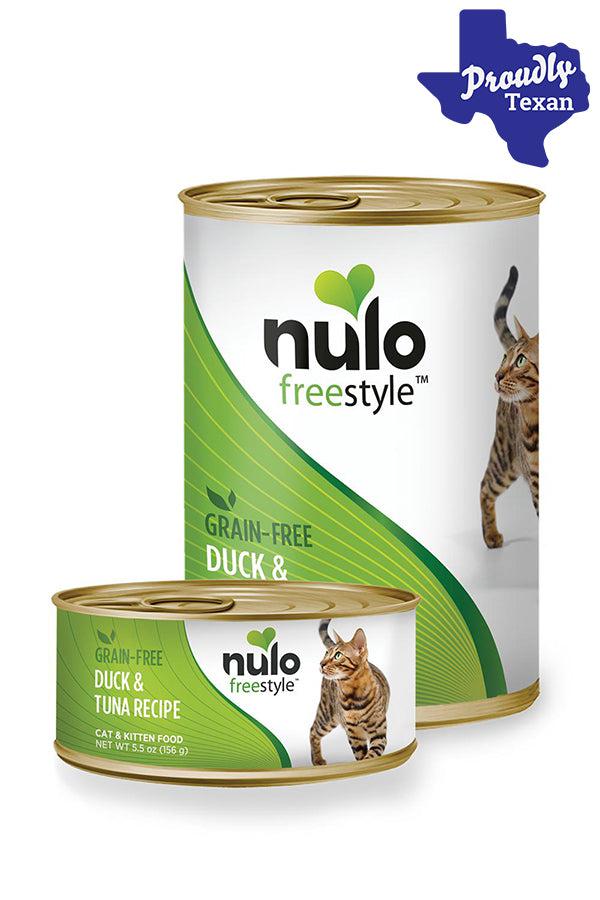 Nulo Freestyle Duck Tuna Cat Food 12.5 oz in Austin Texas