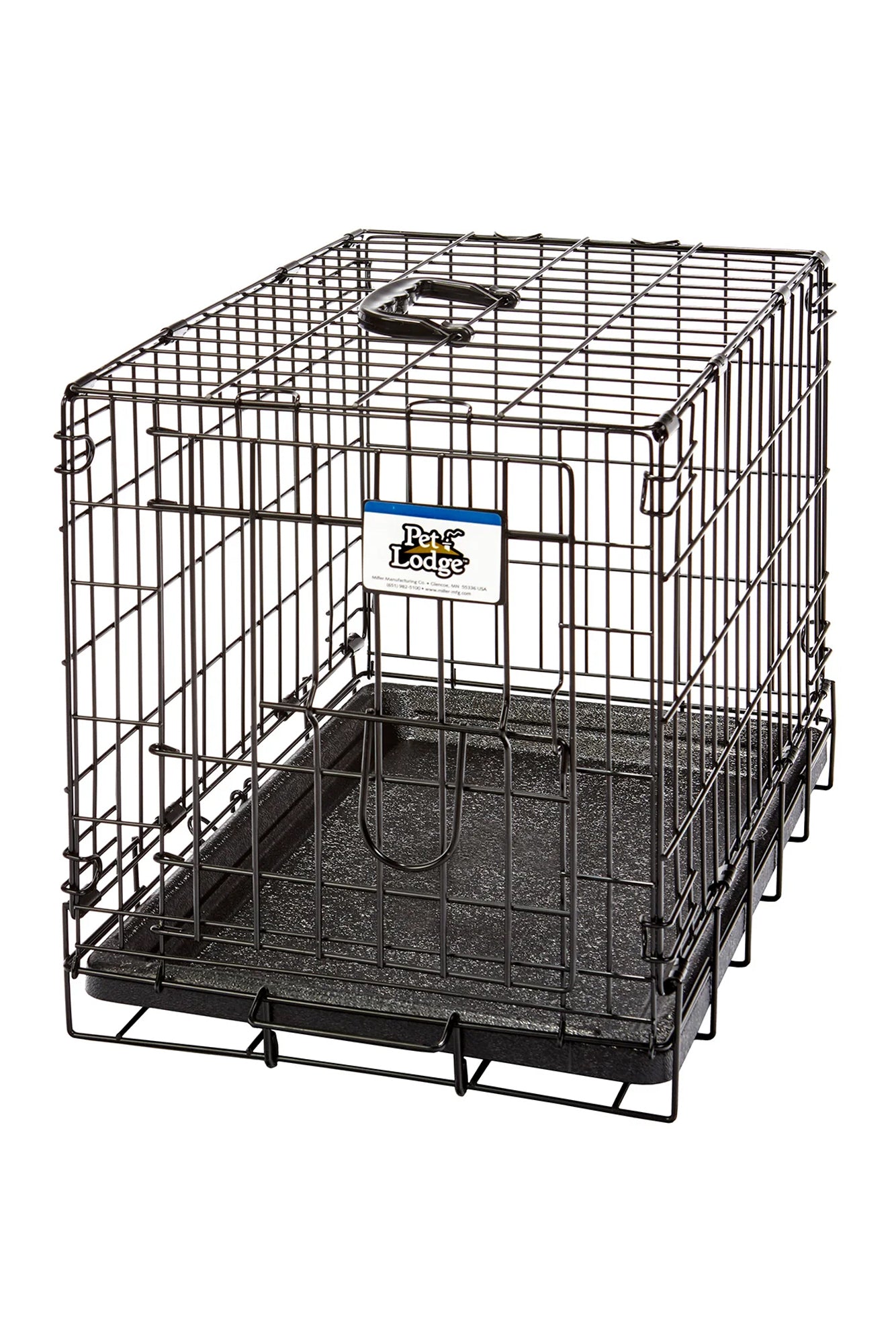 Pet Lodge Double Door Black Dog Crate in Austin, Texas