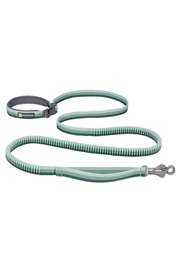 Ruffwear Roamer River Rock Green Bungee Dog Leash in Austin Texas