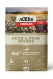 Acana Singles Duck and Pear Dry Dog Food Front of Bag