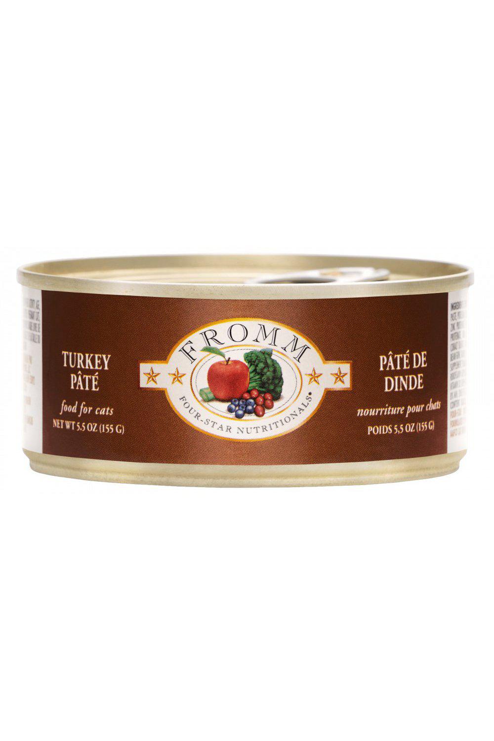 Fromm Four Star Turkey Pate Canned Cat Food in Austin Texas Tomlinson s Feed