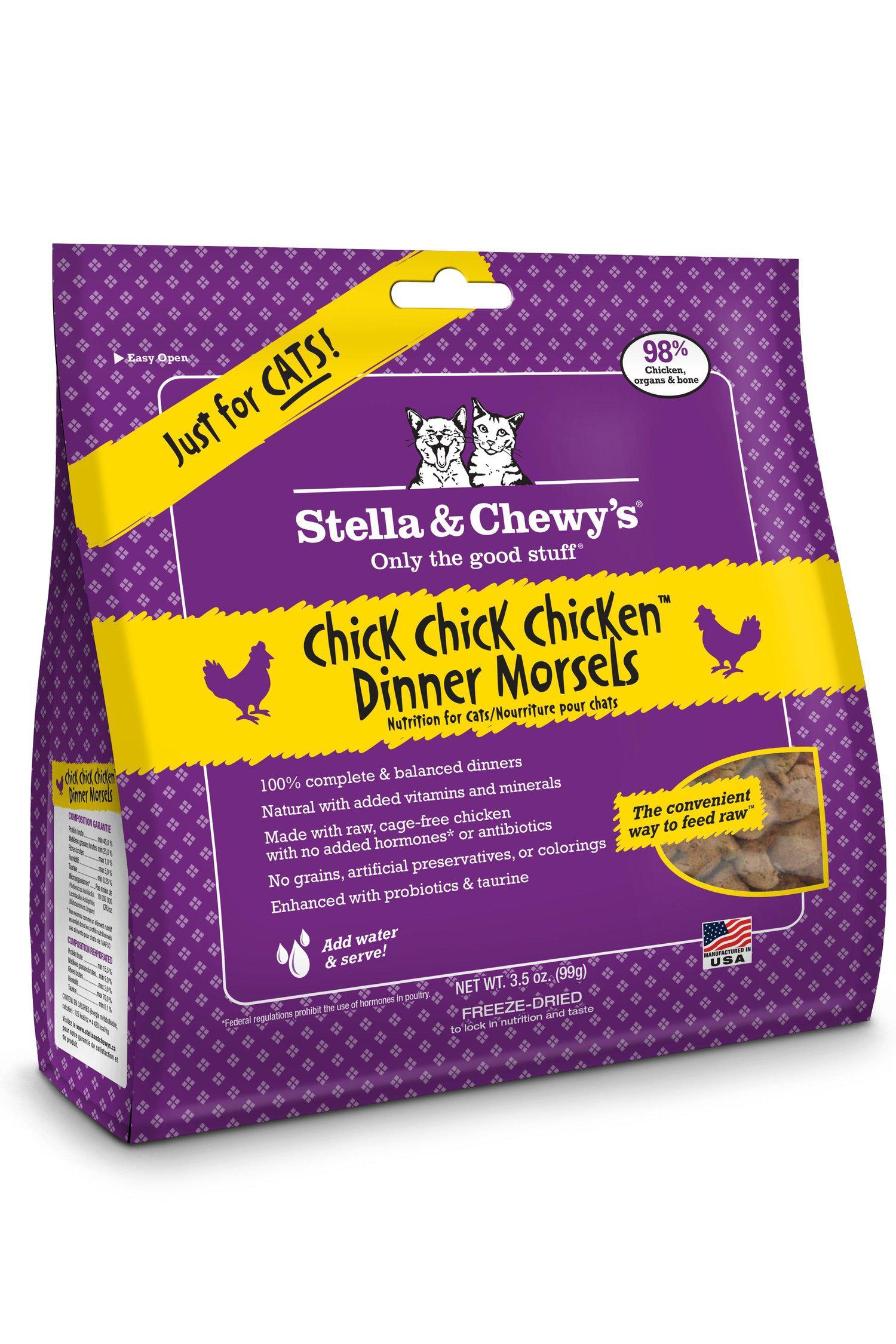 Stella and Chewy s Chick Chick Chicken Freeze Dried Cat Food in