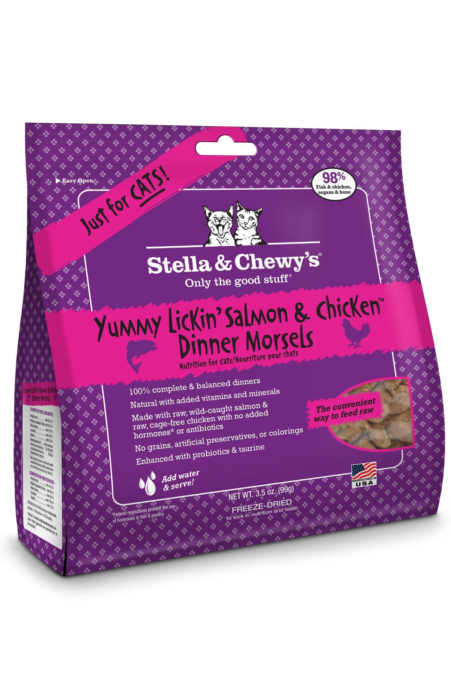 Stella and Chewy s Salmon and Chicken Freeze Dried Cat Food