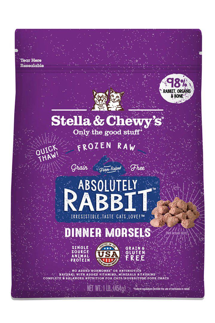 Raw rabbit best sale cat food