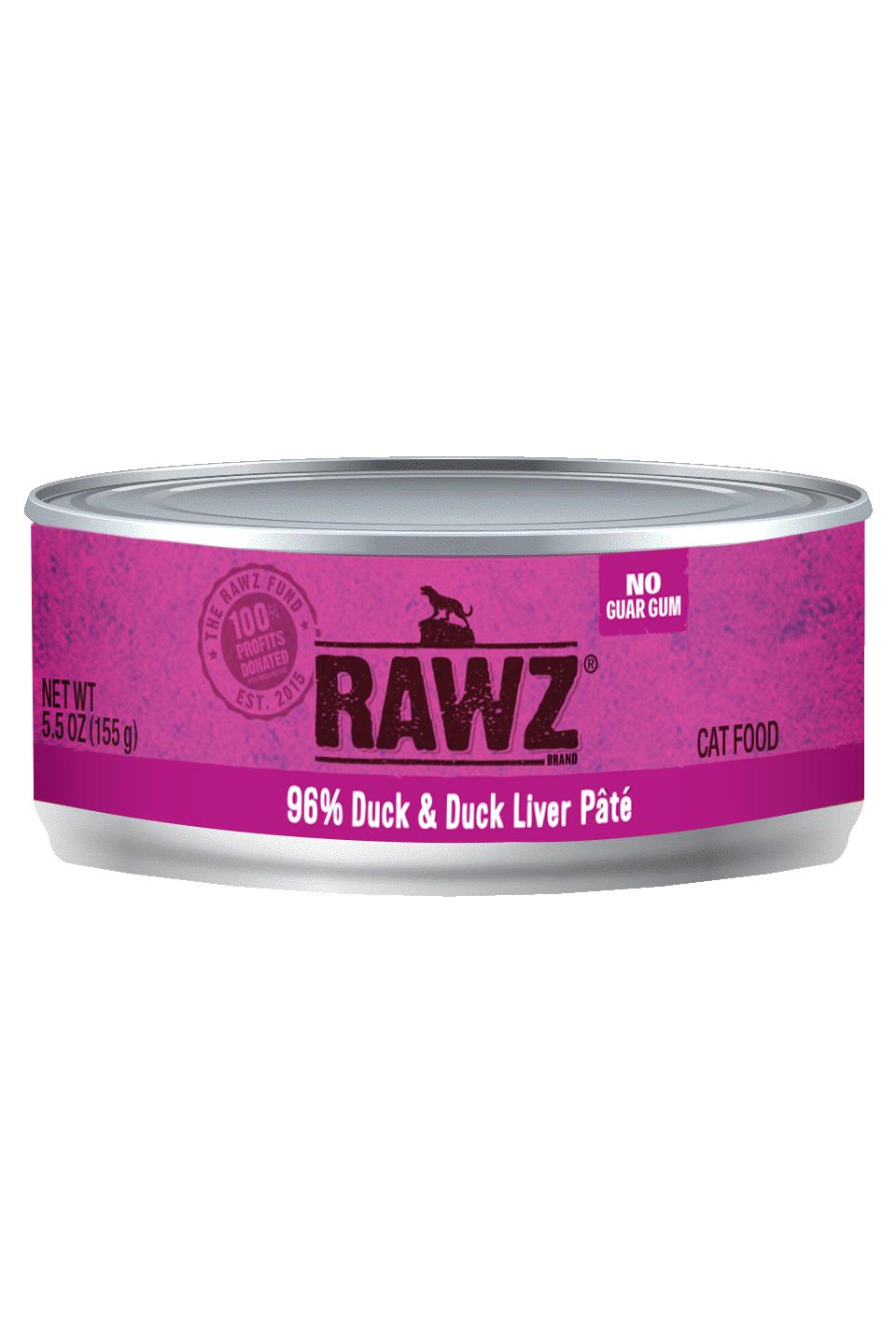 Rawz 96 Duck Liver Can Cat Food in Austin Texas Tomlinson s Feed