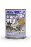 Taste of the Wild Sierra Mountain Wet Dog Food Front of Cant