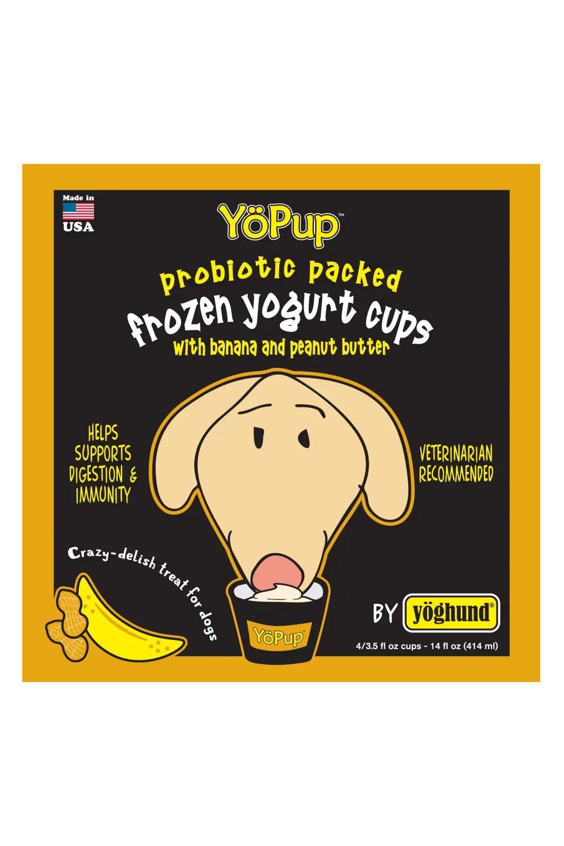 Yoghund Banana and Peanut Butter Frozen Yogurt Treat, 4 pack in Austin ...