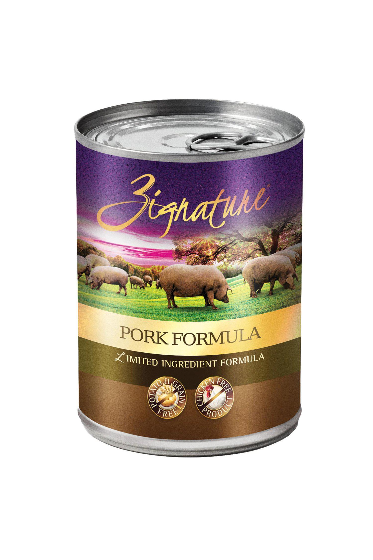 Zignature Pork Canned Dog Food in Austin Texas Tomlinson s Feed