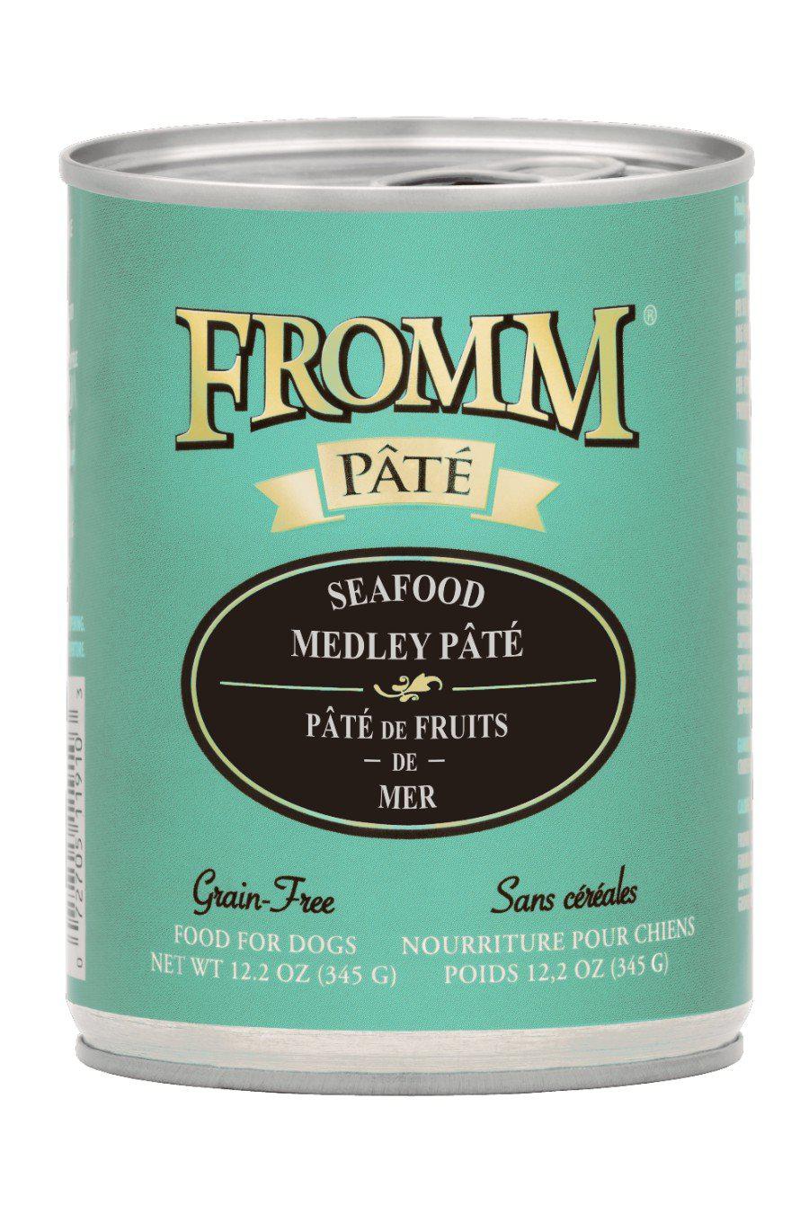 Fromm Pate Seafood Medley Canned Dog Food in Austin Texas Tomlinson s Feed