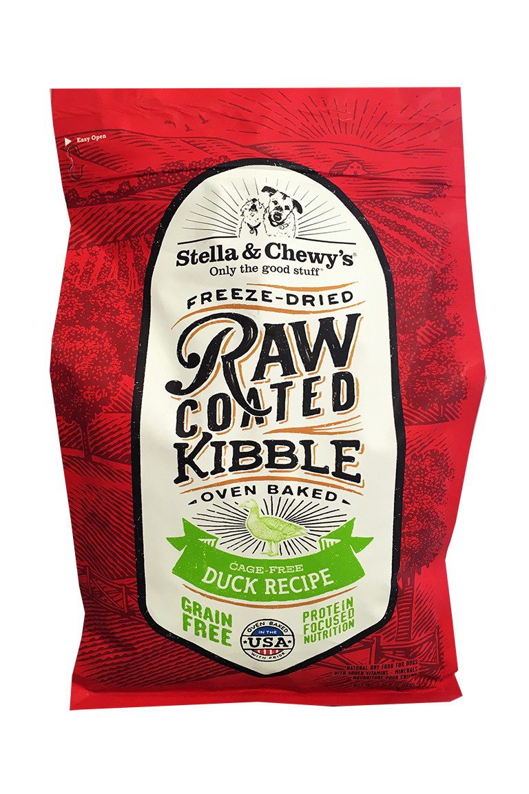 Stella and Chewy s Raw Coated Duck Dog Food in Austin Texas