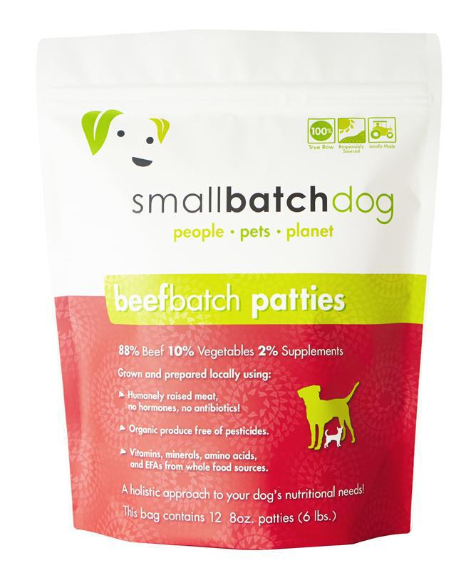 Small Batch Beef Frozen Raw Dog Food, Patties in Austin, Texas