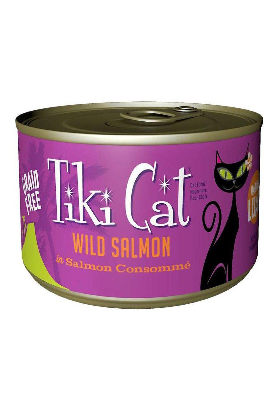 Tiki Cat Wild Salmon Cat Food Can 6 oz