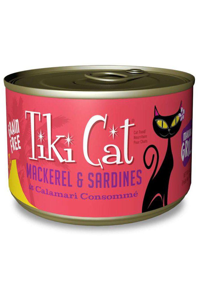 Tiki Cat Mackerel and Sardine Cat Food Can 6 oz in Austin Texas