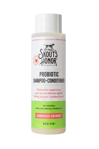 Skout's Honor Probiotic Sunkissed Coconut Shampoo and Conditioner
