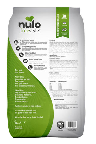 Nulo FreeStyle Grain-Free Senior Trout & Sweet Potato Recipe Dry Dog Food 11 lbs
