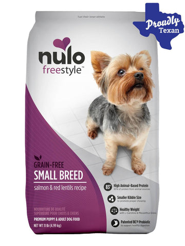 Nulo Freestyle Small Breed Salmon & Red Lentils Dog Food in Austin