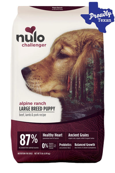 Nulo Challenger Alpine Ranch Large Breed Puppy Food in Austin