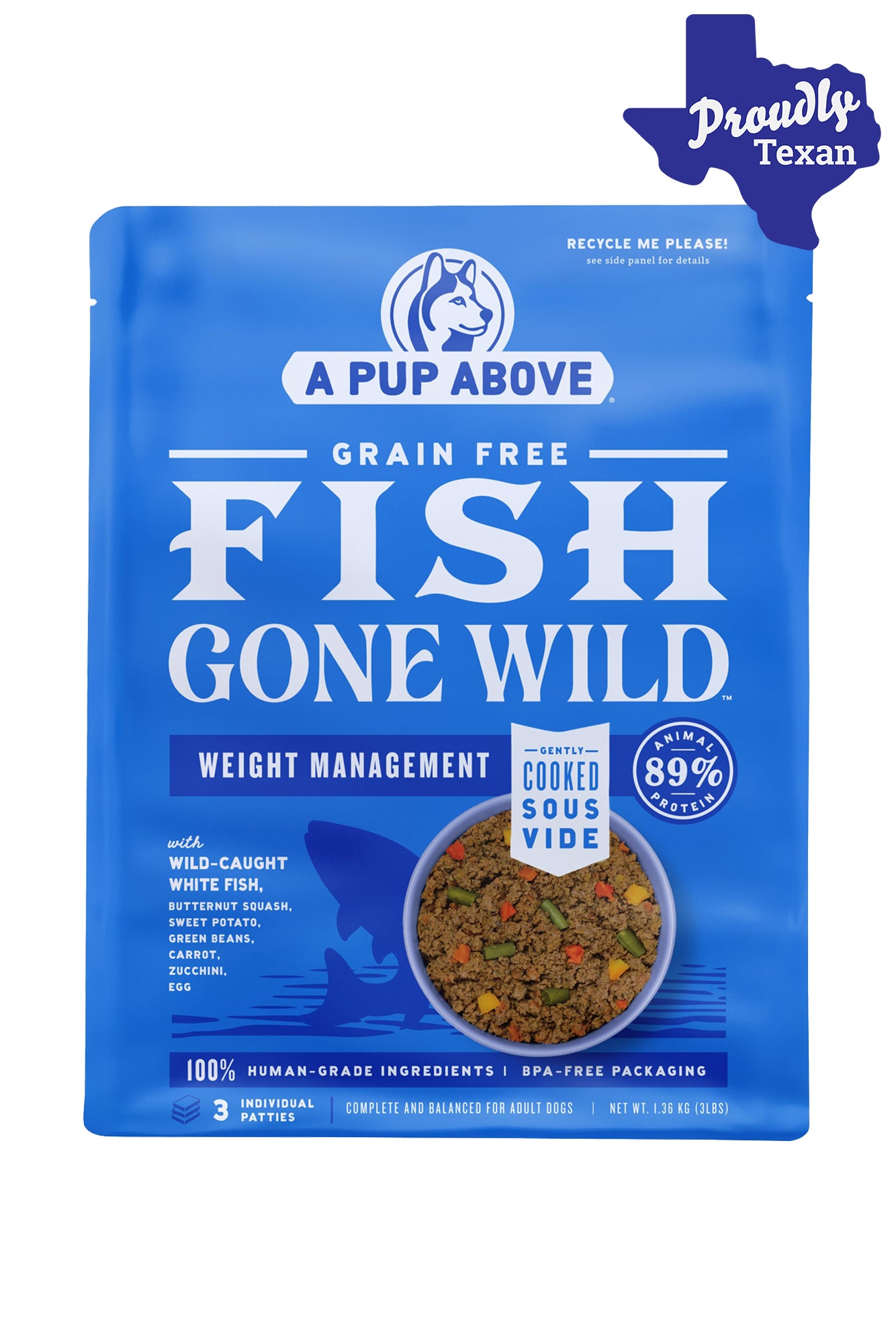 A Pup Above Fish Gone Wild Fresh Dog Food
