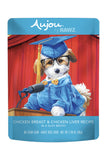 Rawz Aujou Chicken Breast and Chicken Liver Wet Dog Food Pouch