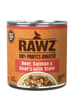 Rawz Beef, Salmon, and Goat Milk Stew Wet Dog Food