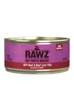 Rawz 96% Beef and Beef Liver Wet Cat Food